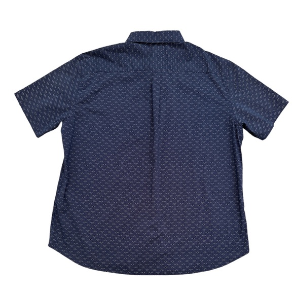 Docker’s Button Down Signature Comfort Flex Shirt Sleeves XXL Classic Fit - Picture 3 of 6